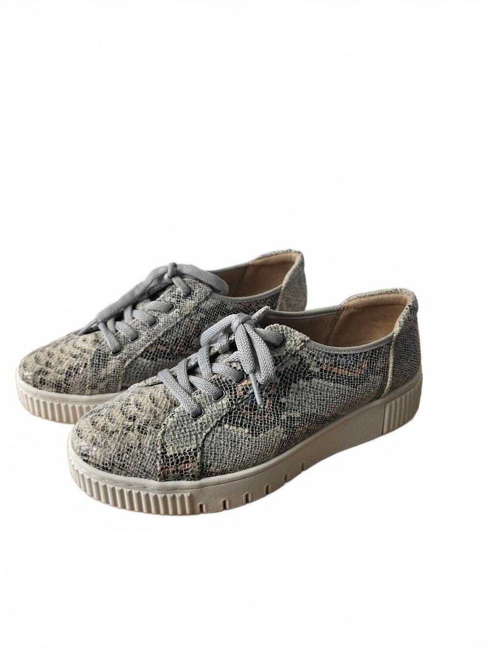 SOUL snakeskin print lace up sneakers Size 8